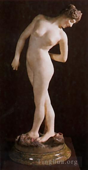 Jean-Léon Gérôme Sculpture - Le joueur de balle