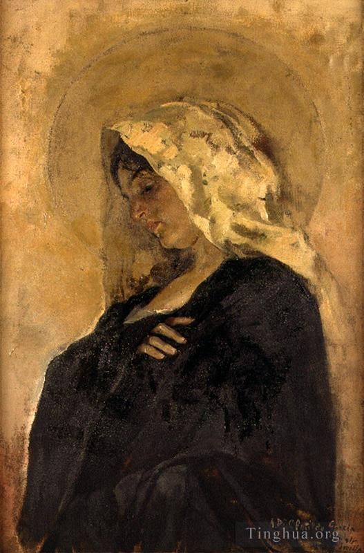 Joaquin Sorolla Peinture à l'huile - La Vierge Marie