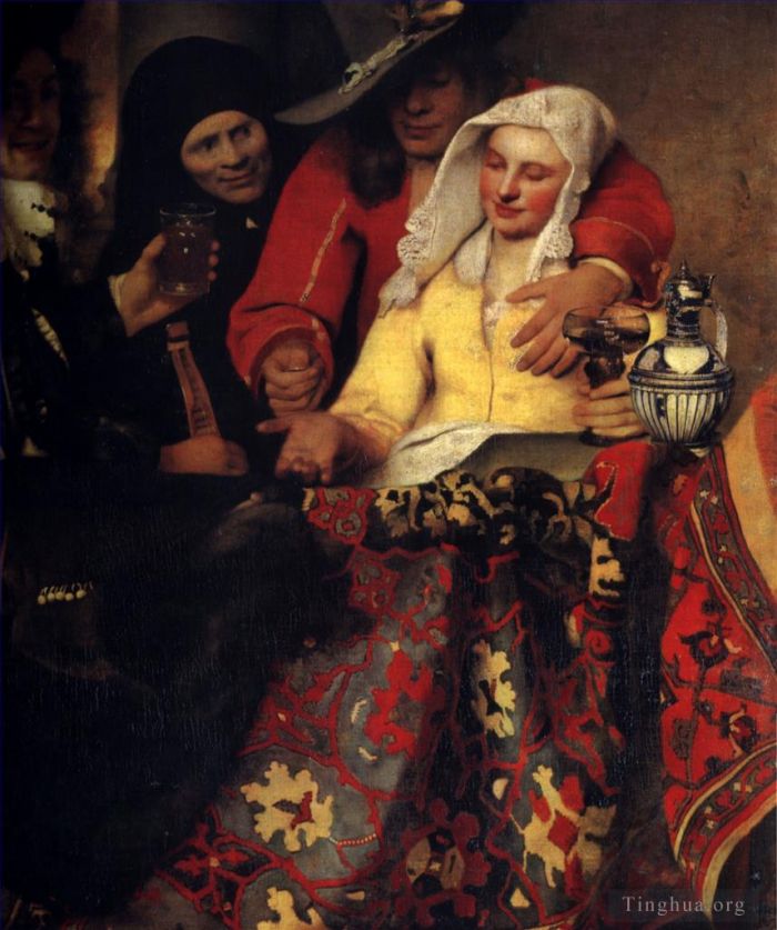 Johannes Vermeer Peinture à l'huile - La procuration