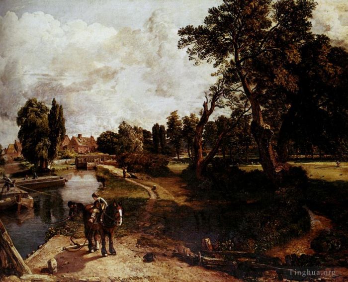 John Constable Peinture à l'huile - Moulin de Flatford