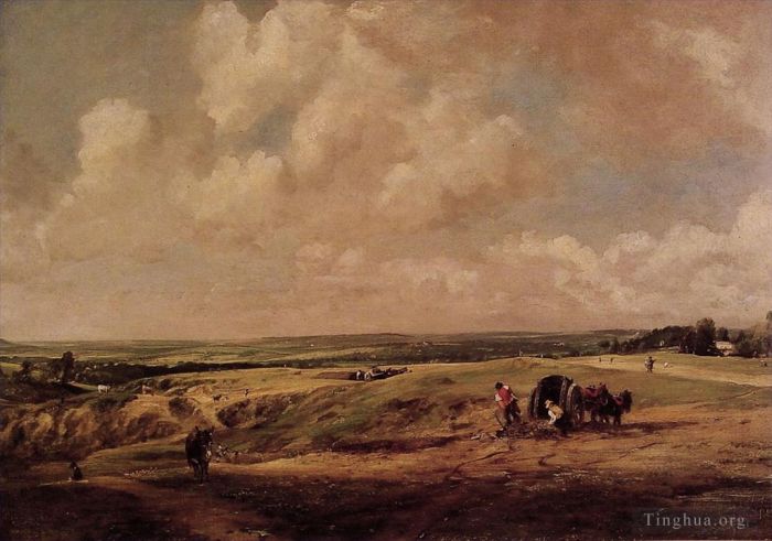 John Constable Peinture à l'huile - Heath Hampstead