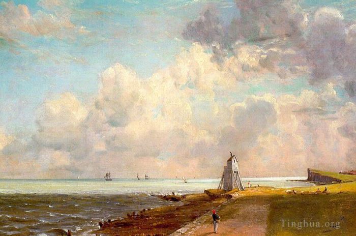 John Constable Peinture à l'huile - Phare d'Harwich