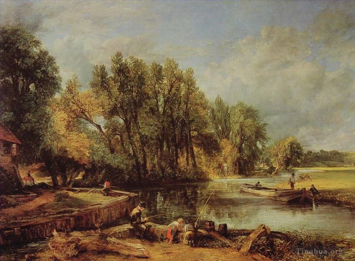 John Constable Peinture à l'huile - Moulin de Stratford