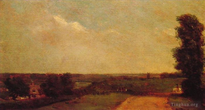 John Constable Peinture à l'huile - Vue vers Dedham