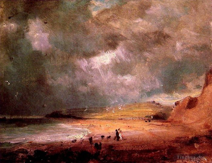 John Constable Peinture à l'huile - Baie de Weymouth2