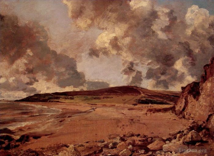John Constable Peinture à l'huile - Baie de Weymouth
