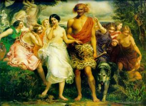 John Everett Millais œuvres - 8 Cymon et Iphigénie