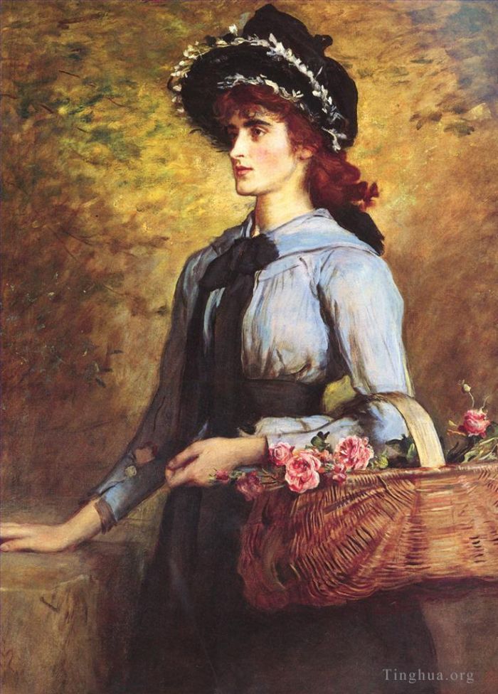 John Everett Millais Peinture à l'huile - BritanniqueSweet Emma Morland Sn 1892
