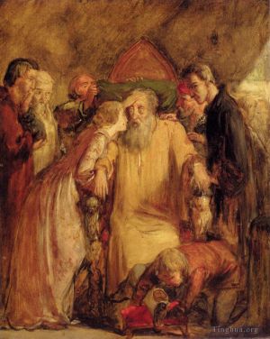 John Everett Millais œuvres - Lear et Cordélia