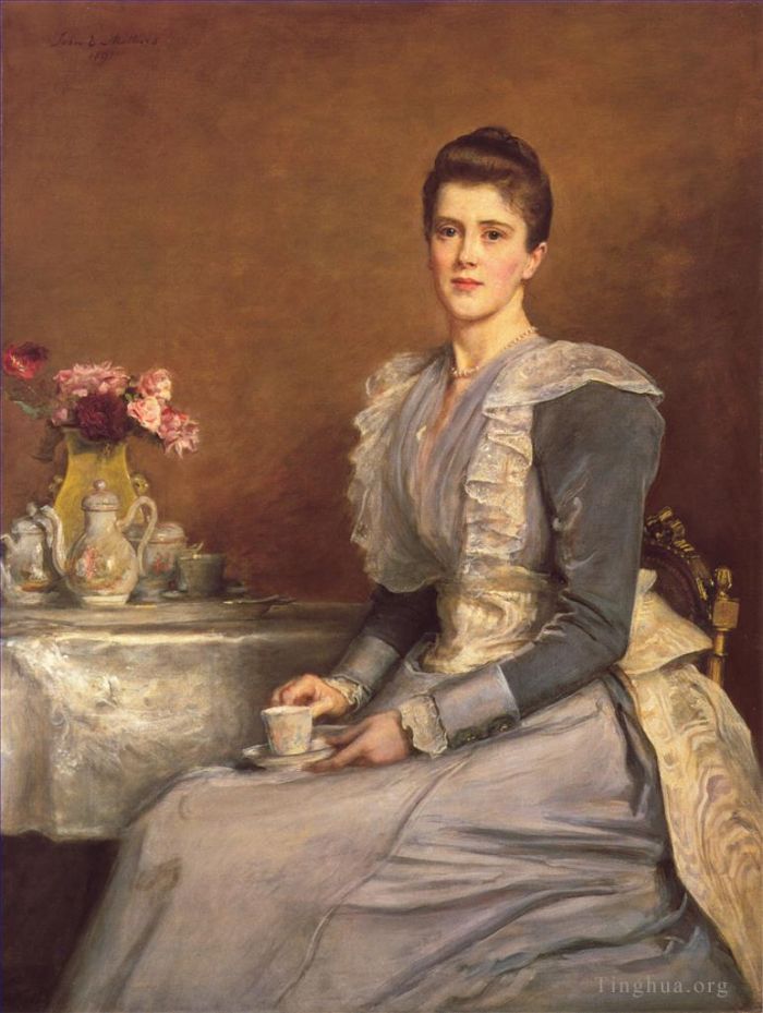 John Everett Millais Peinture à l'huile - Marie Chamberlain