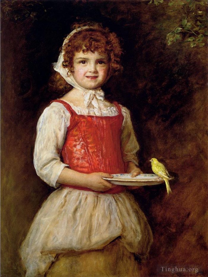 John Everett Millais Peinture à l'huile - Joyeux