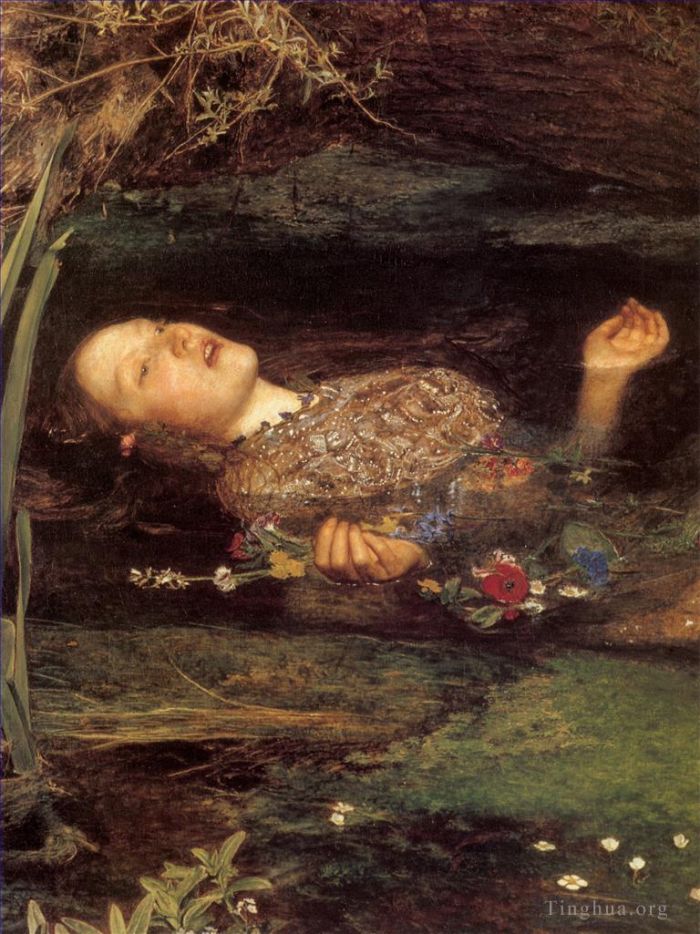 John Everett Millais Peinture à l'huile - Ophélie
