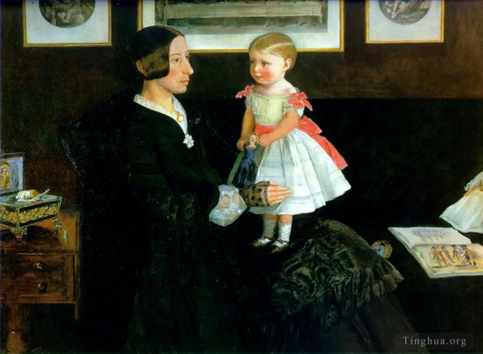 John Everett Millais Peinture à l'huile - Portrait de Mme James Wyatt