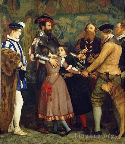 John Everett Millais Peinture à l'huile - La rançon