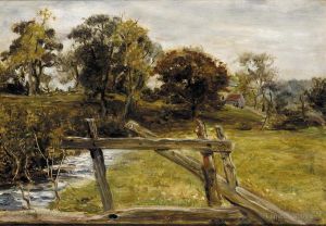 John Everett Millais œuvres - Vue près du paysage de Hampstead John Everett Millais