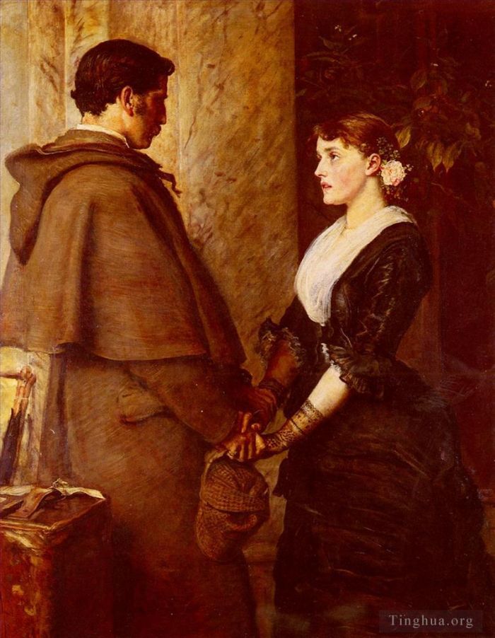 John Everett Millais Peinture à l'huile - Oui