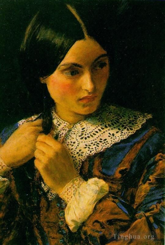 John Everett Millais Peinture à l'huile - Beauté