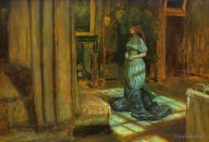 John Everett Millais œuvres - La veille de Saint Agnus