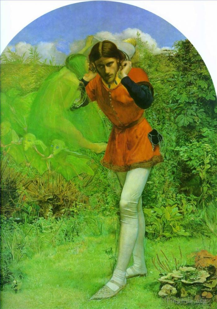 John Everett Millais Peinture à l'huile - Fées