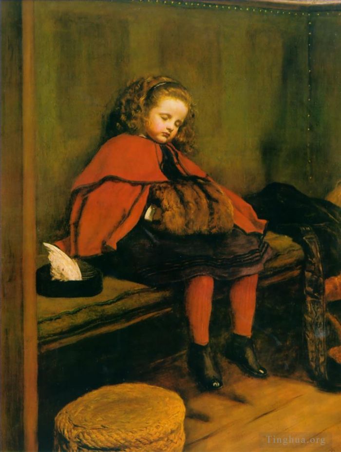 John Everett Millais Peinture à l'huile - Mon deuxième sermon