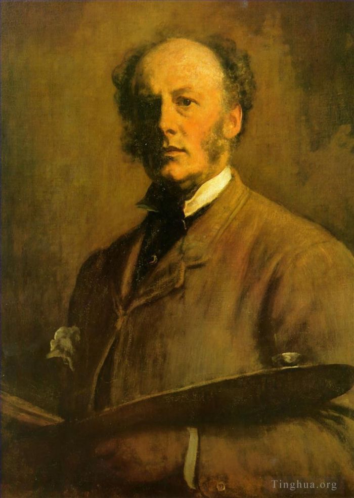 John Everett Millais Peinture à l'huile - Autoportrait