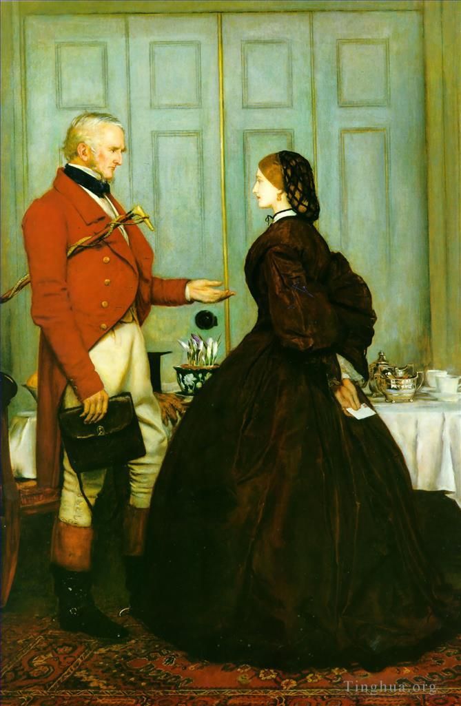John Everett Millais Peinture à l'huile - Fais-moi confiance