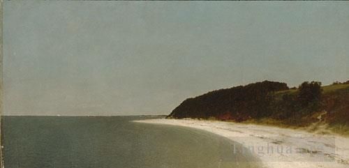 John Frederick Kensett Peinture à l'huile - Eaton's Neck Long Island