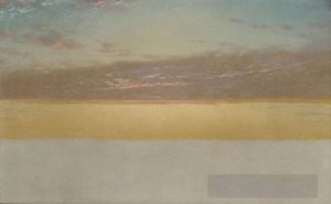 John Frederick Kensett œuvres - Ciel coucher de soleil