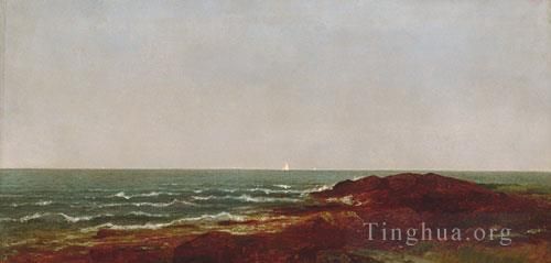 John Frederick Kensett Peinture à l'huile - La mer