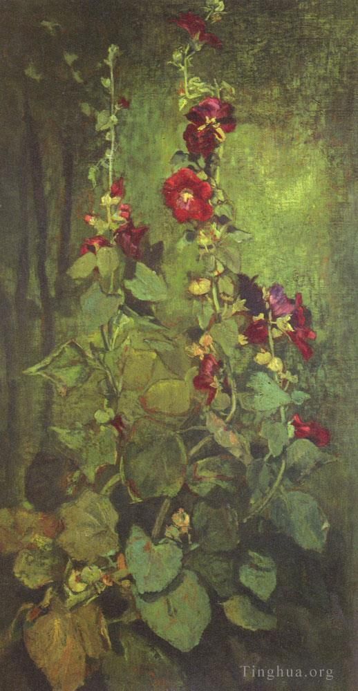 John LaFarge Peinture à l'huile - Agathon à la fleur d'Erosanthe
