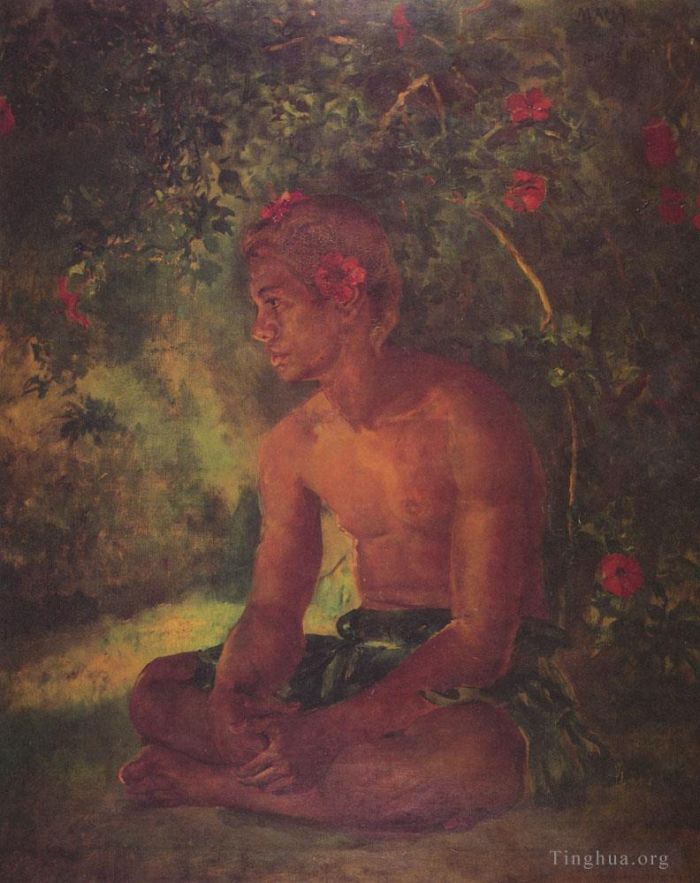John LaFarge Peinture à l'huile - Maua à Samoan