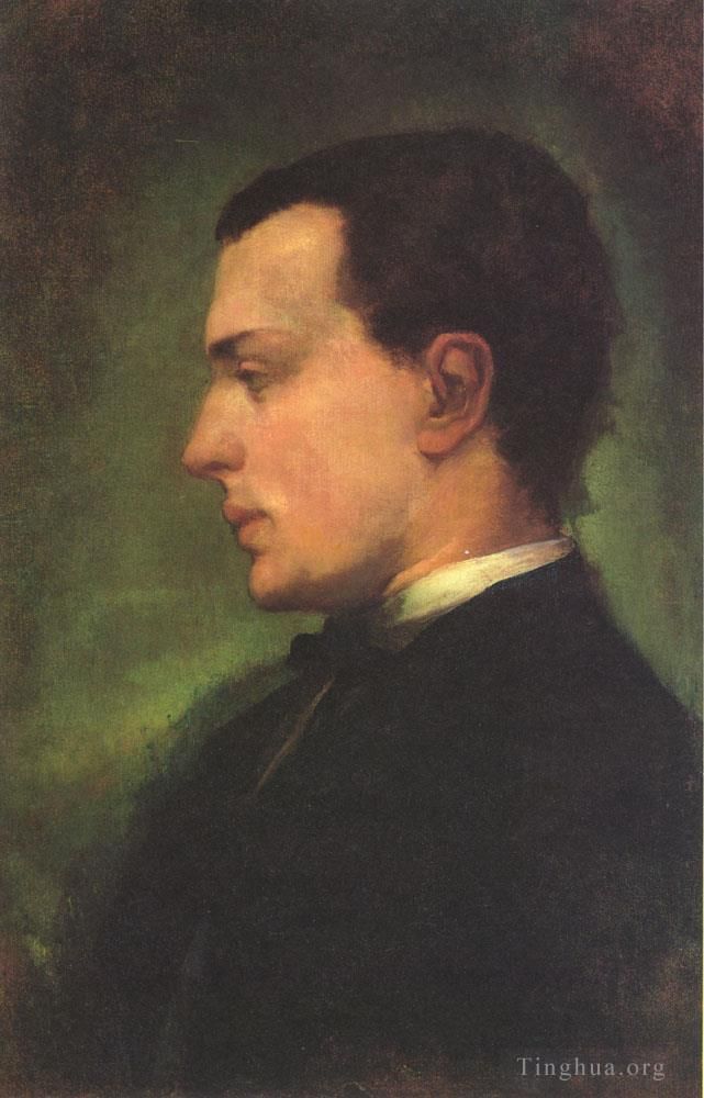 John LaFarge Peinture à l'huile - Portrait d'Henry James