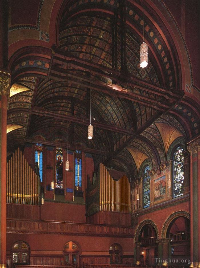 John LaFarge Types de peintures - Église de la Trinité de Boston