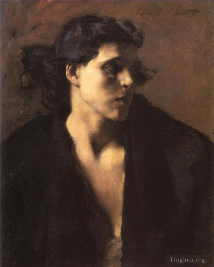 John Singer Sargent Peinture à l'huile - Un portrait de femme espagnole