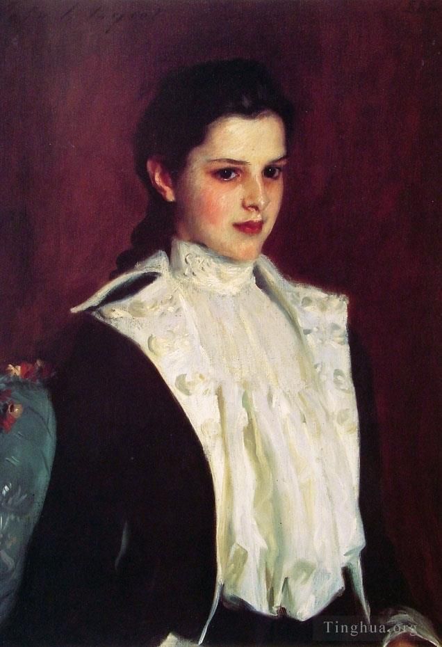 John Singer Sargent Peinture à l'huile - Portrait d'Alice Vanderbilt Shepard