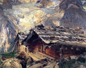 John Singer Sargent œuvres - Glacier de la Brenva