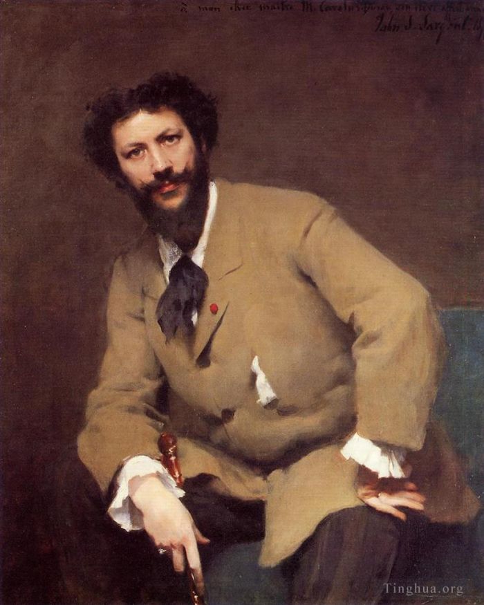 John Singer Sargent Peinture à l'huile - Portrait de Carolus Duran