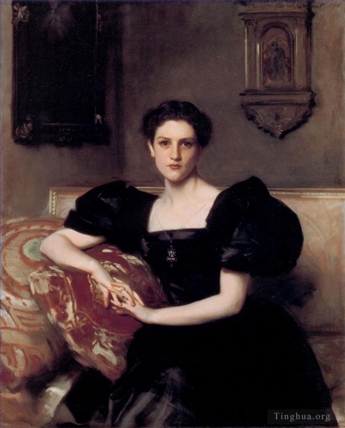 John Singer Sargent Peinture à l'huile - Portrait d'Elizabeth Winthrop Chanler