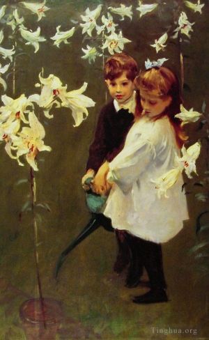 John Singer Sargent œuvres - JardinÉtude des enfants Vickers