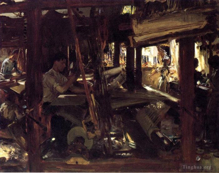 John Singer Sargent Peinture à l'huile - Grenade Les Tisserands