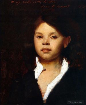 John Singer Sargent œuvres - Portrait d'une jeune fille italienne