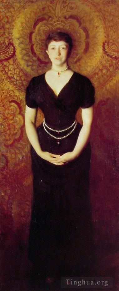 John Singer Sargent Peinture à l'huile - Portrait d'Isabella Stewart Gardner