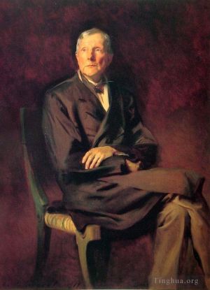 John Singer Sargent œuvres - Portrait de John D. Rockefeller