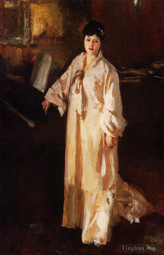 John Singer Sargent Peinture à l'huile - Portrait de Judith Gautier