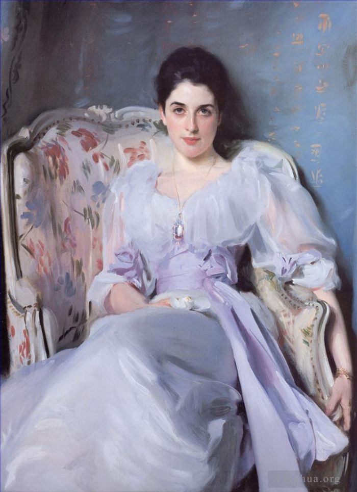 John Singer Sargent Peinture à l'huile - Portrait de Dame Agnew