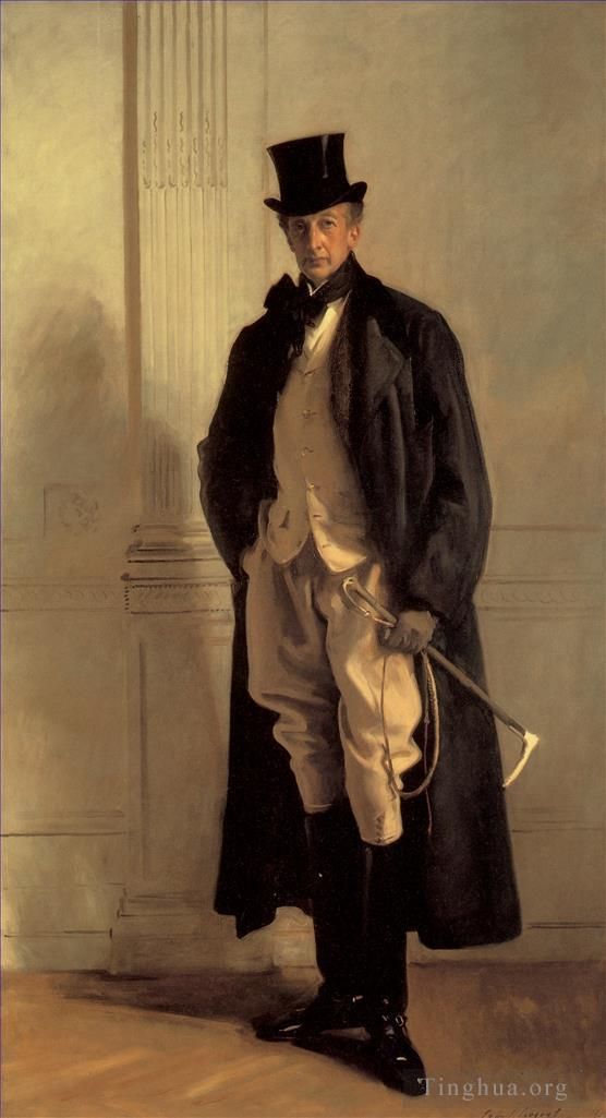 John Singer Sargent Peinture à l'huile - Portrait de Seigneur Ribblesdale