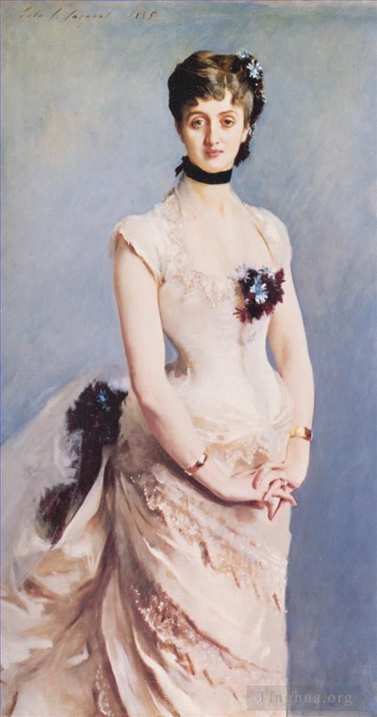 John Singer Sargent Peinture à l'huile - Portrait de Madame Paul Poirson