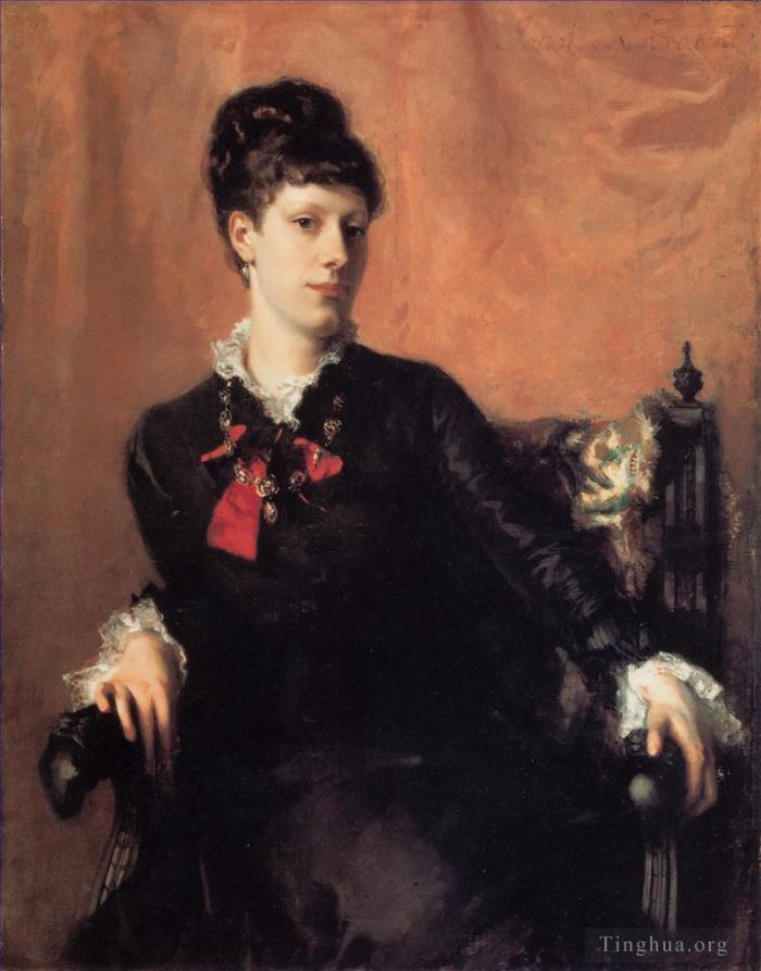 John Singer Sargent Peinture à l'huile - Portrait de Mlle Frances Sherborne Ridley Watts