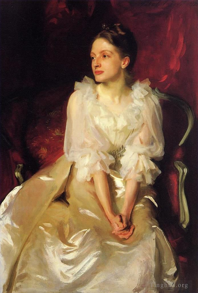John Singer Sargent Peinture à l'huile - Portrait de Mlle Helen Duinham