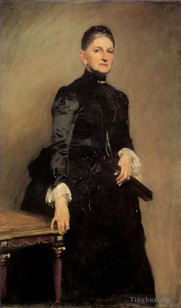 John Singer Sargent Peinture à l'huile - Portrait de Mme Adrian Iselin